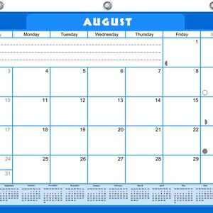 2026-2027 Academic Year 12 Months Student Calendar/ Planner for 3-Ring Binder 04